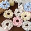 Soft Knitted Collection Autumn Winter Sweet Scrunchie Polka Dot Floral
