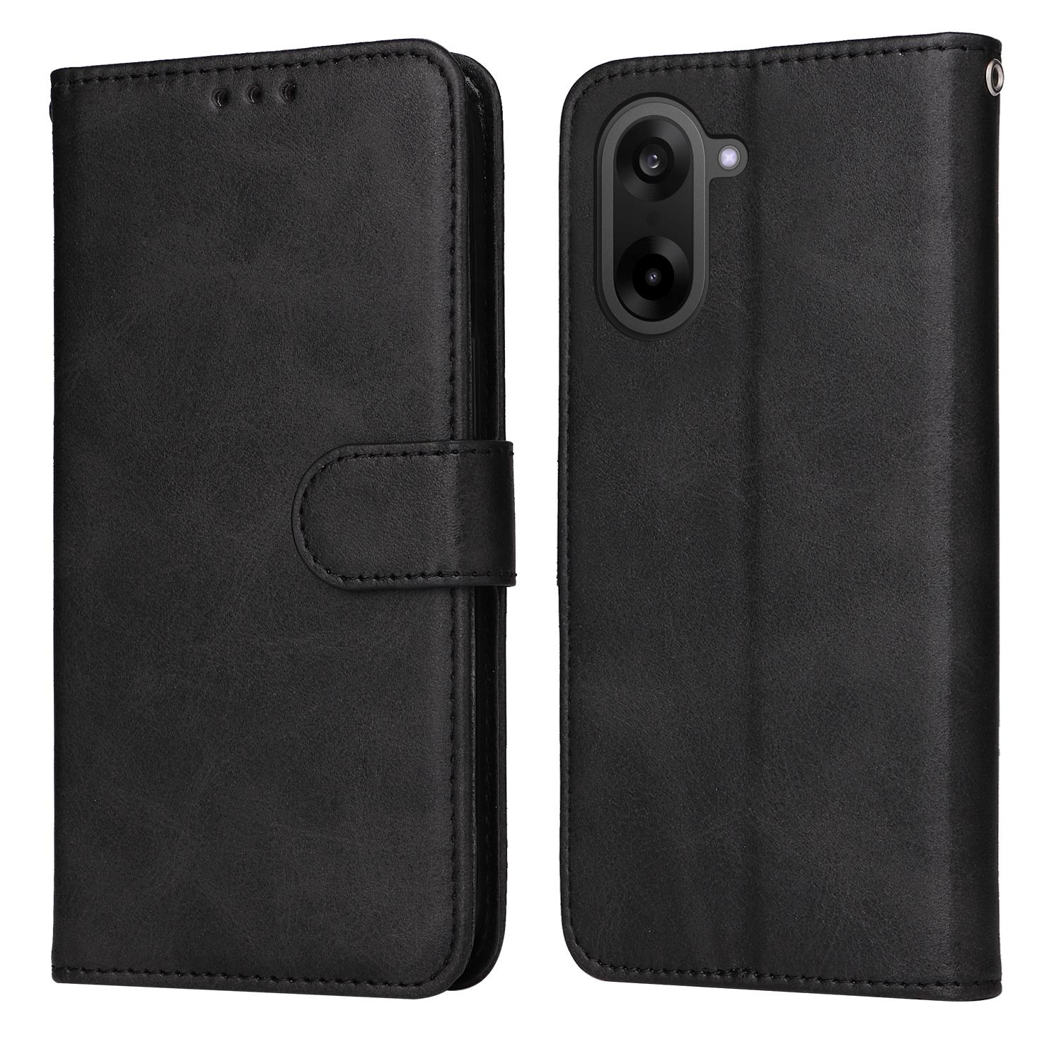 

For OnePlus Ace 5 Racing 5G/OnePlus Nord CE5 5G Case Wallet PU Leather Folio Flip Phone Cover Black