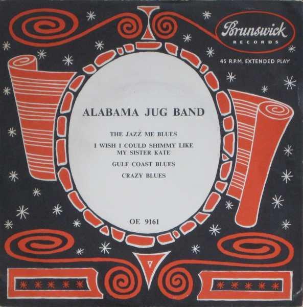

7-дюймовая пластинка ALABAMA JUG BAND - Alabama Jug Band OE9161 Brunswick 1955 UK Джаз Б/у