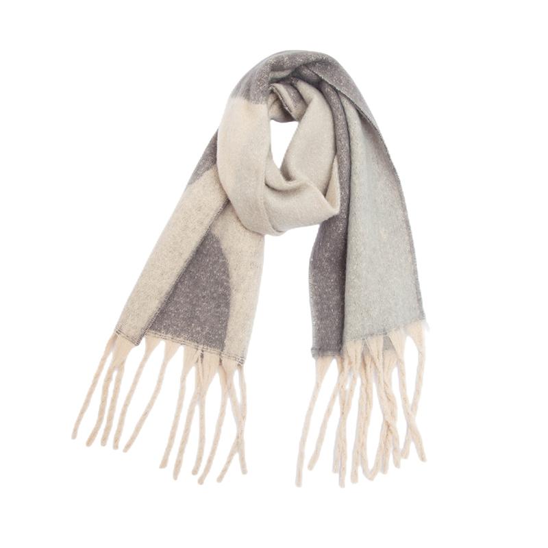 New  Imitation Cashmere Women Scarf Winter Vintage Print Tassel Pashmina Mujer Femme Foulard Bufanda Long Wrap Shawl Men'S