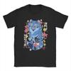 Men Women KPop Demon Hunters Huntrix Blue Tiger Derpy T Shirt 100% Cotton Printed T-Shirt  Top Clothing