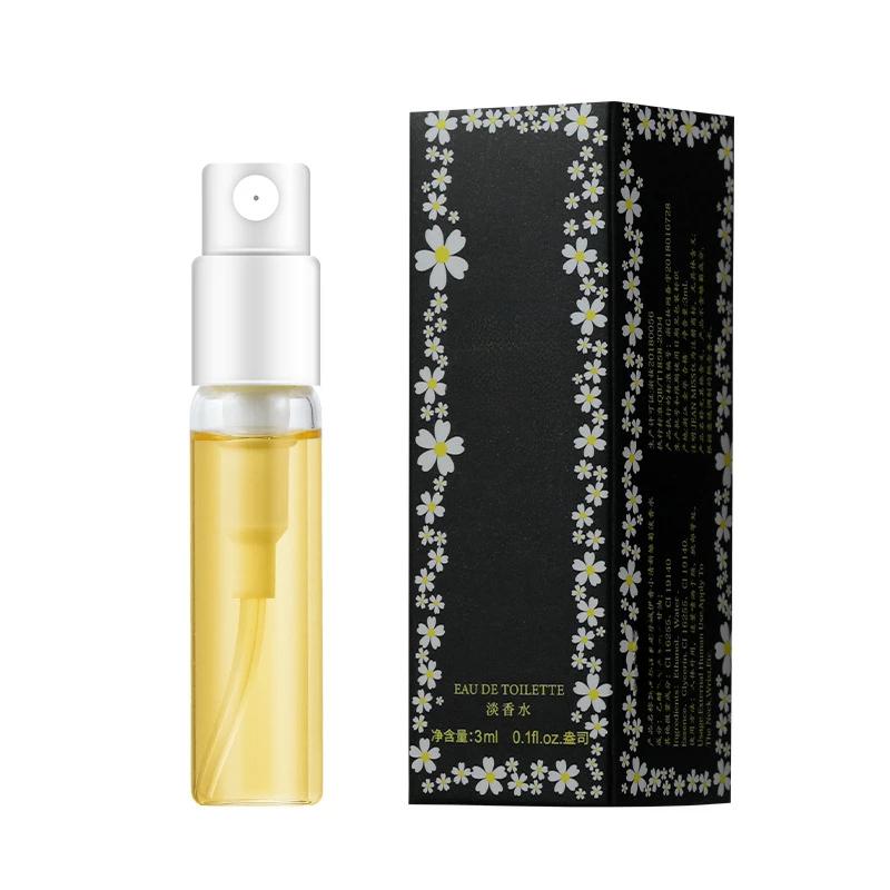 

3 мл феромон духи туалетная вода для женщин мужчин распылитель художественная печатная упаковка женский образец стойкие духи Yellow Daisy