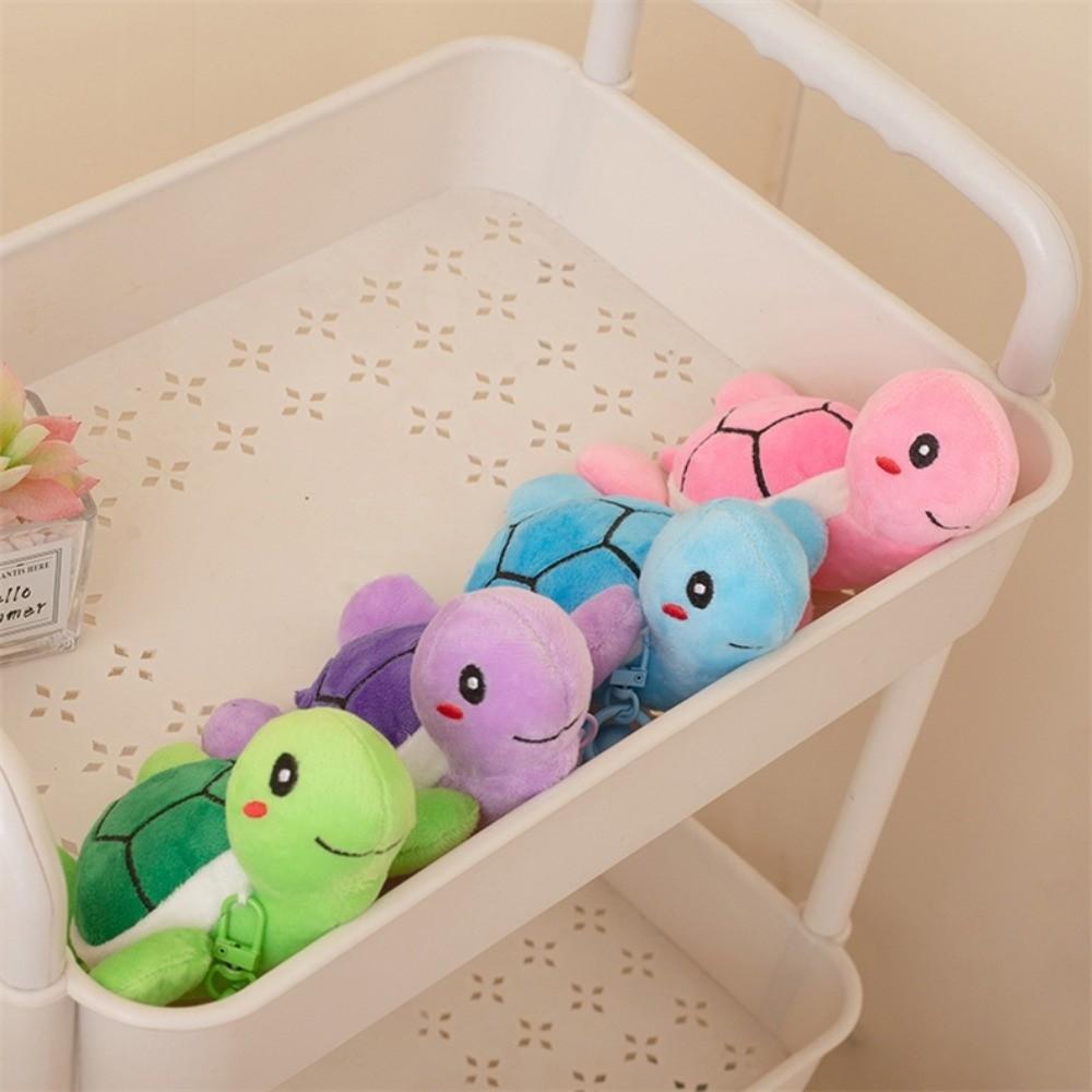 Bell Turtle Plush Pendant Stuffed Turtle Plush Toy Keyring  Backpack Decor