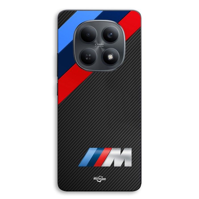 Handyhülle - MANIACASE - Xiaomi Redmi Note 15 5G - TPU-Silikon - BMW M Power Logo - Schwarz