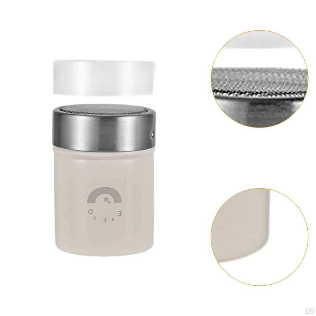 Flour Sifter and Sugar Shaker with Lid for Cooking Baking