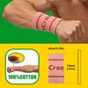 Crazy Fox Handgelenk-Schweißband Elastischer Handgelenkschutz Schweißbänder, Fitness Knitterfester Handgelenkriemen Fitnesszubehör 1