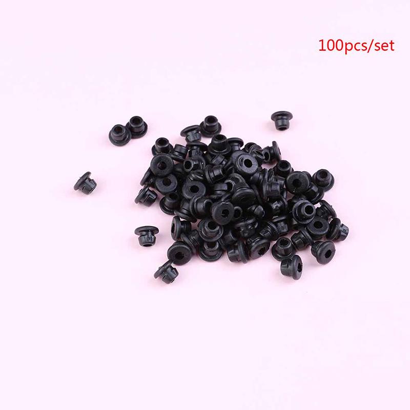 

100 PCS Rubber Grommets Nipples For Tattoo Machine Needles Armature Bar Supplies