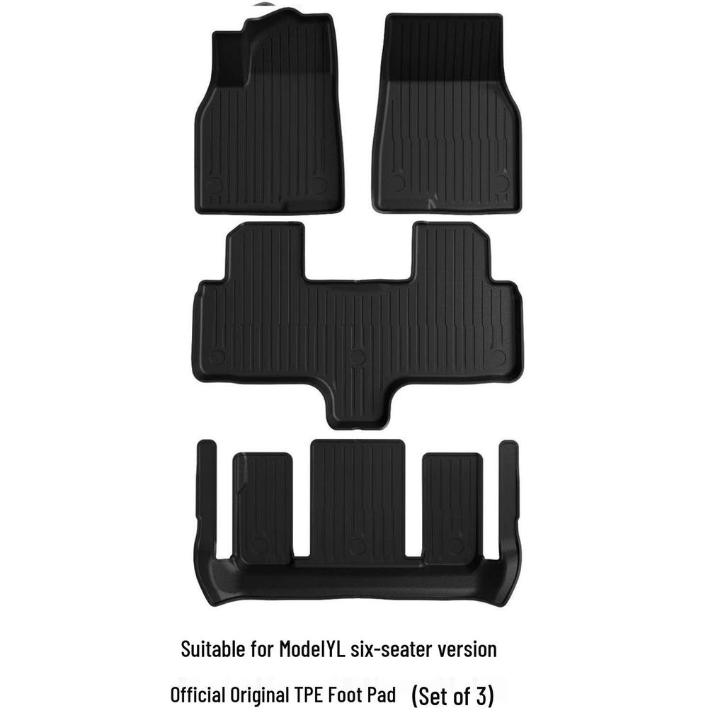 Tesla YL Model Foot Pads: TPE2026 for Six-Seater Car Modification Accessories