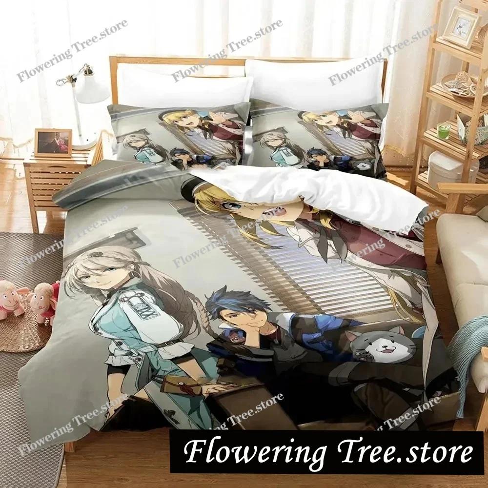 Anime The Legend Of Heroes Bettwäsche-Set Bettbezug Bett-Set Bettbezug Kissenbezug Bettdecke King Queen Size Jungen Erwachsene Bettwäsche