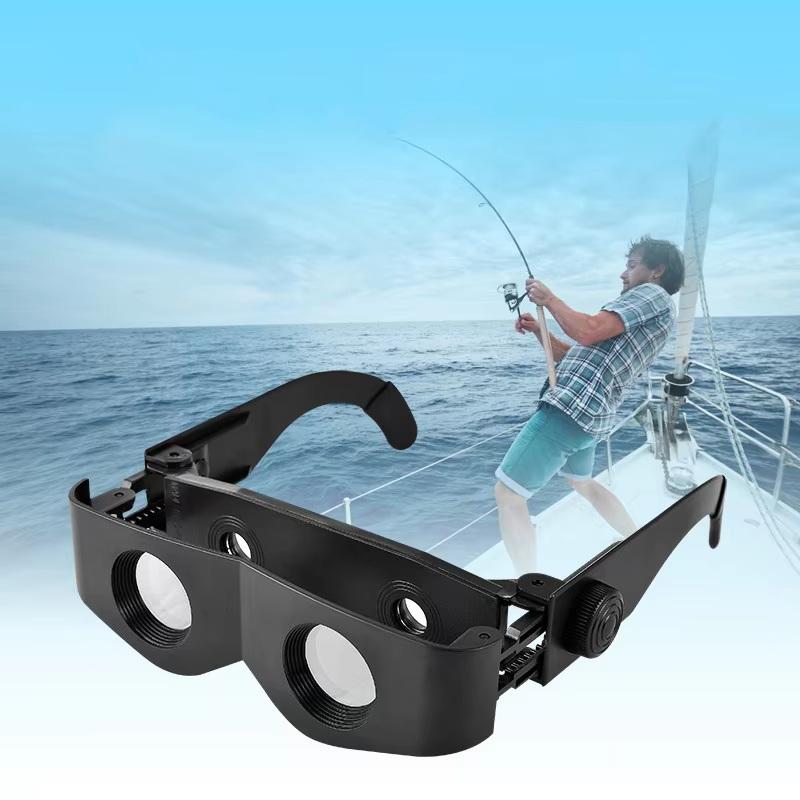 Professional Adjustable Focus Hands Free Fishing Binoculars Magnifier Glasses HD for Angling Bird Watching Outdoor Recreation