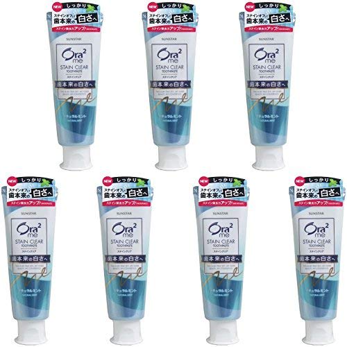 

Ora2Me Stain Clear Paste, Natural Mint, 130g (Pack of 7)
