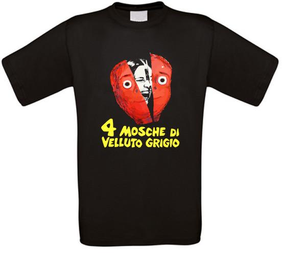 4 Moshe di Velluto Grigio Horror Cult Movie T-Shirt All Sizes S