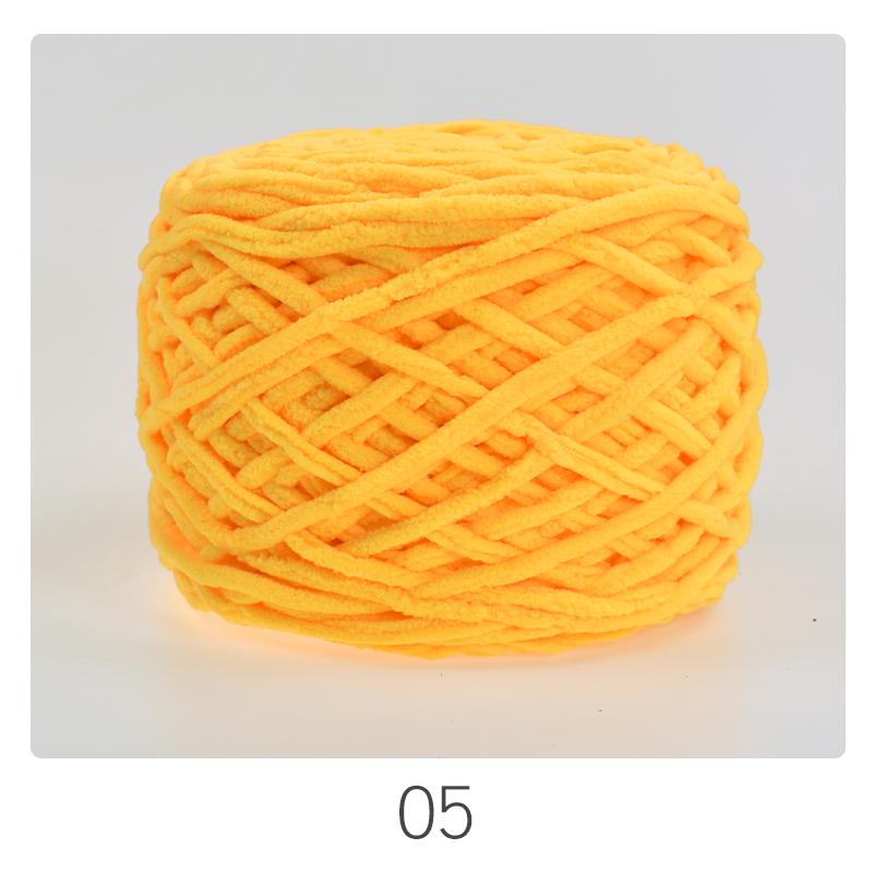 Chunky Ice Silk Yarn for Hand-Knitting: Ideal for Sweaters, Scarves, Bags, Crochet Dolls, and Hooked Shoes