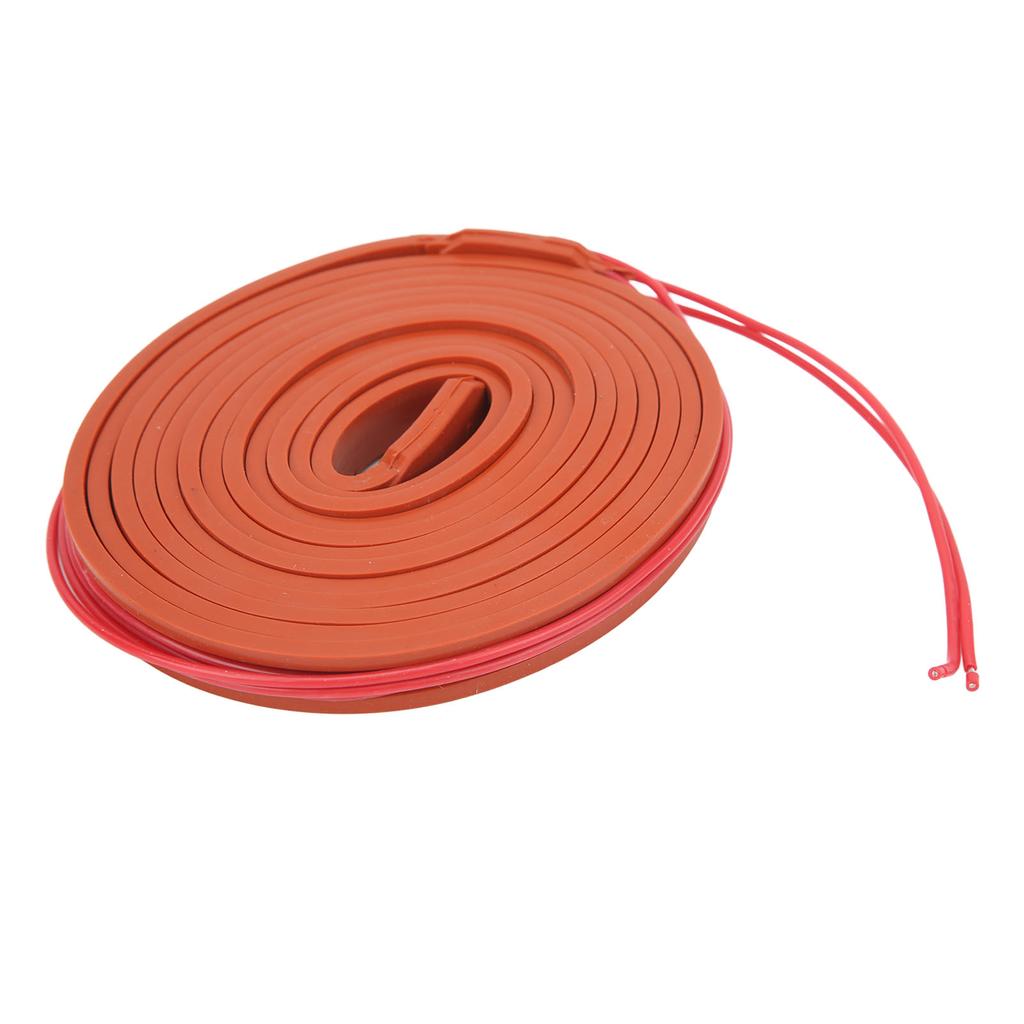 Silicone Heating Tape Belt Waterproof Flexible Automatic Control 120W for Air Compressor DC24V