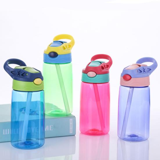 500ml Plastic Travel Portable Outdoor Sport Straw Drinking Water Bottle Kettle