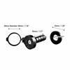 HD Riding Bar End Mirror 360 Rotating Lens Cycling Rear Mirrors  Cycling Accessories
