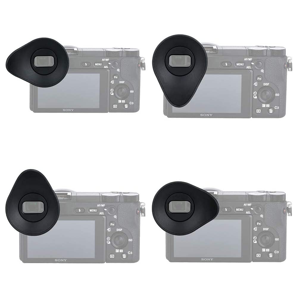 JJC Eye Cup Sony Eye Cup Kompatibilní s fotoaparátem Sony A6400 A6600 A6500 Ochrana hledáčku otočný o 360 stupňů Pohodlný Lehký Vyrobeno z
