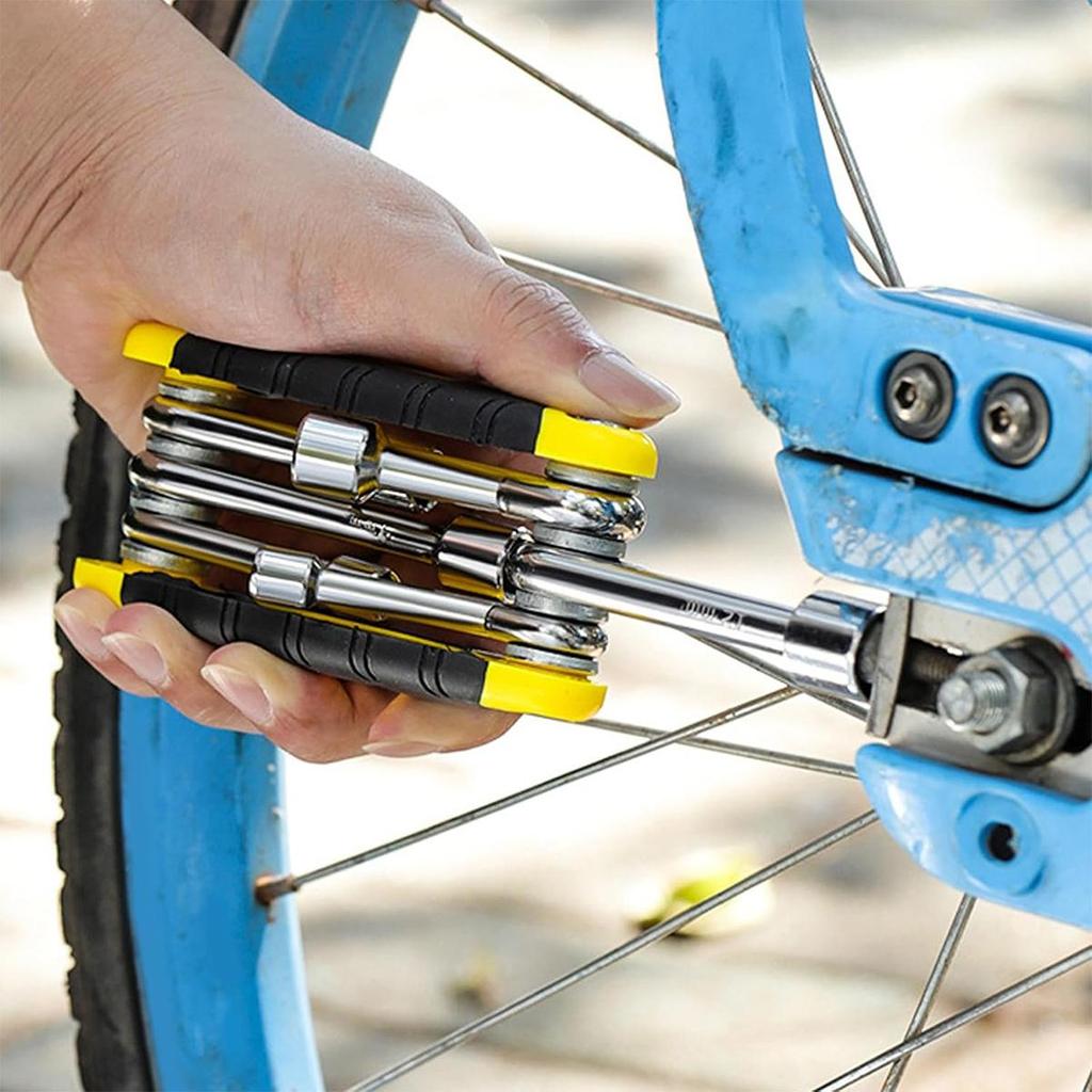 Folding Allen Wrench Set, Standard & Allen Key Set Tool 1 Pack Portable Hex Key Set for All Business and Home Purposes