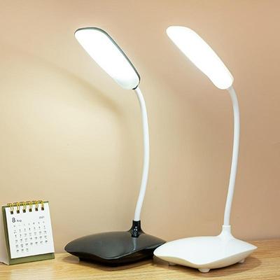 LED stolná lampa s flexibilným husím krkom 3 režimy Šetrná k očiam Študijná lampa Malá stolná lampa Jasné nočné svetlo Pre základné vybavenie internátu