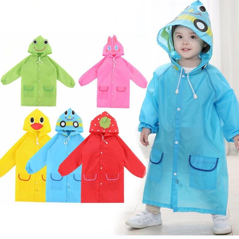 1 Stück Kinder Cartoon Regenmantel Kinder Regenbekleidung Niedlicher Baby Poncho Haushaltswaren Spielplatz Songkran Festival