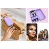 Sunglasseses Case Silicone Carrying Case Glasses Holder Magnetic Closure For Women Easy Opening Lip Pouch