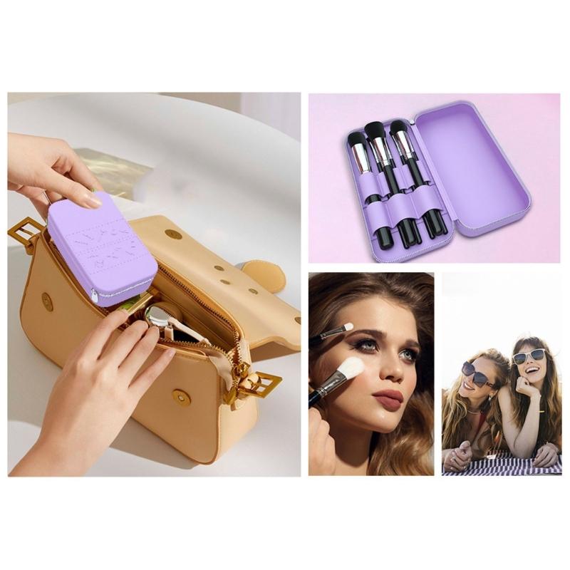 Sunglasseses Case Silicone Carrying Case Glasses Holder Magnetic Closure For Women Easy Opening Lip Pouch