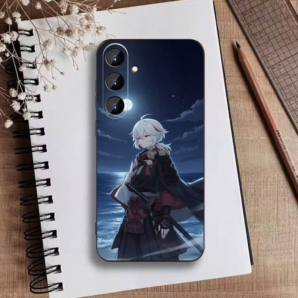 K-Kazuha Genshin K-Kaedehara Phone Case For Samsung Galaxy A73,A72,A71,A70,A52,A51 Others Soft Black Cover