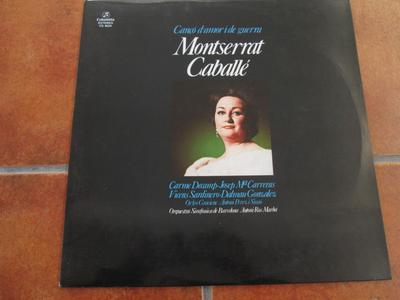 LP Record MONTSERRAT CABALL? - Can?? D´Amor I Guerra CS8624 Columbia 1984 Spain Classical Used