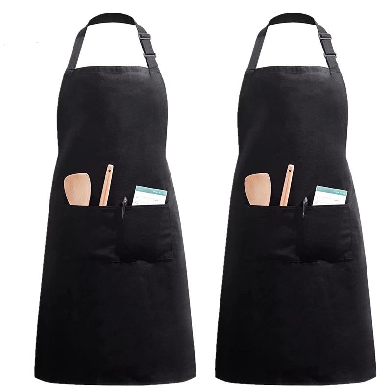 Adjustable Waterproof Apron for Kitchen, Restaurant, or BBQ with Customizable Printing