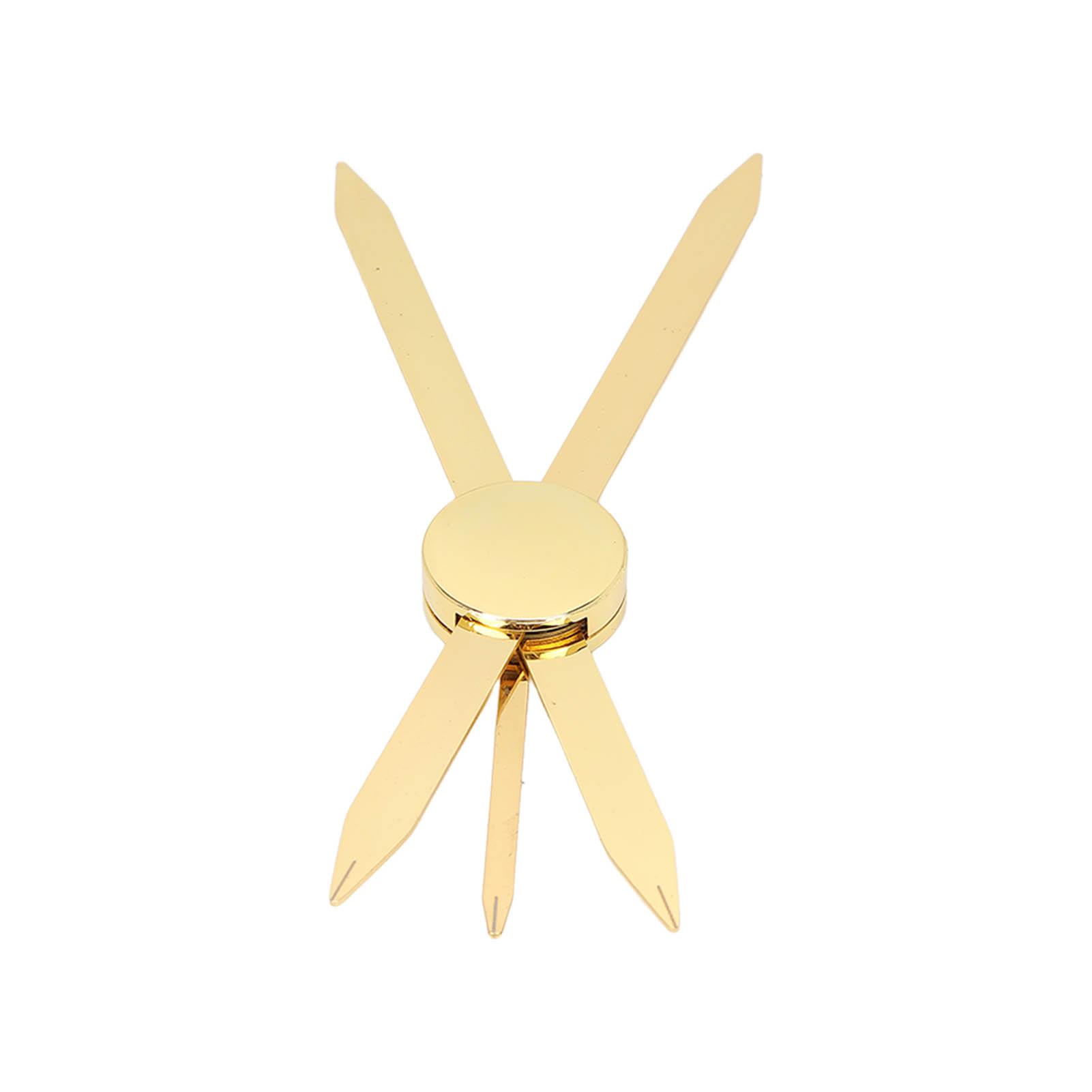 

Compass Eyebrow Ruler Adjustable Accurate Positioning Stainless Steel Material Gold Compass Design Brow Measuring Tool