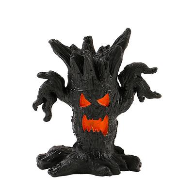 Gruseliger Baum Gespenstischer Baum Gesicht Skulptur Realistisches Tischornament Innen Außen Halloween Dekoration Für Party Spukhaus
