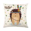 Cute Animal Print Throw Pillow Covers Made Of Polyester Suitable For Home Sofa Cushion Cover Ideal For Living Room Or Bedroom