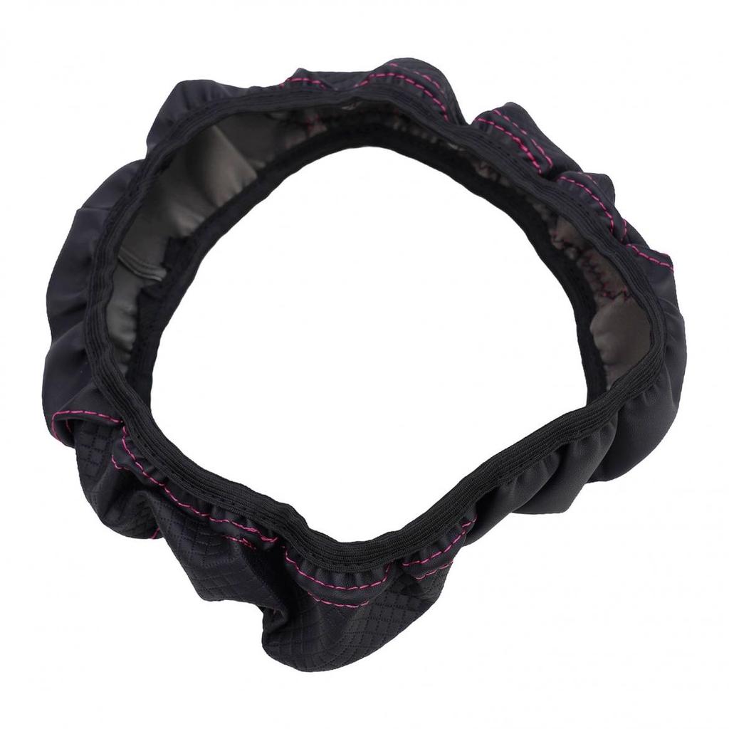 Car Accessories Steering-Wheel Cover Breathable Leather Anti Slip Universal