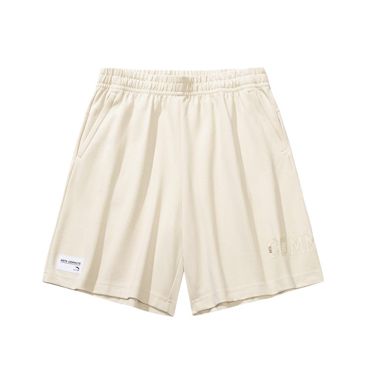

Anta Sports Knit Shorts Men shorts Off-White 152537324-1 S