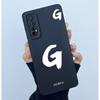 For Realme 7 RMX2155 7 Pro RMX2170 Casing Cover Lucky Initial Letter Soft Silicone Matte Phone Case for Realme7 RMX2151 shell