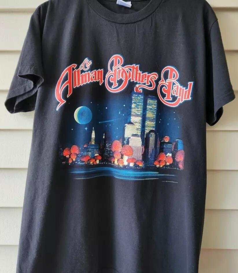 The Allman Brothers Band 2001 Tour Short Sleeve Black Unisex Tshirt Men Women Unisex T-Shirt S