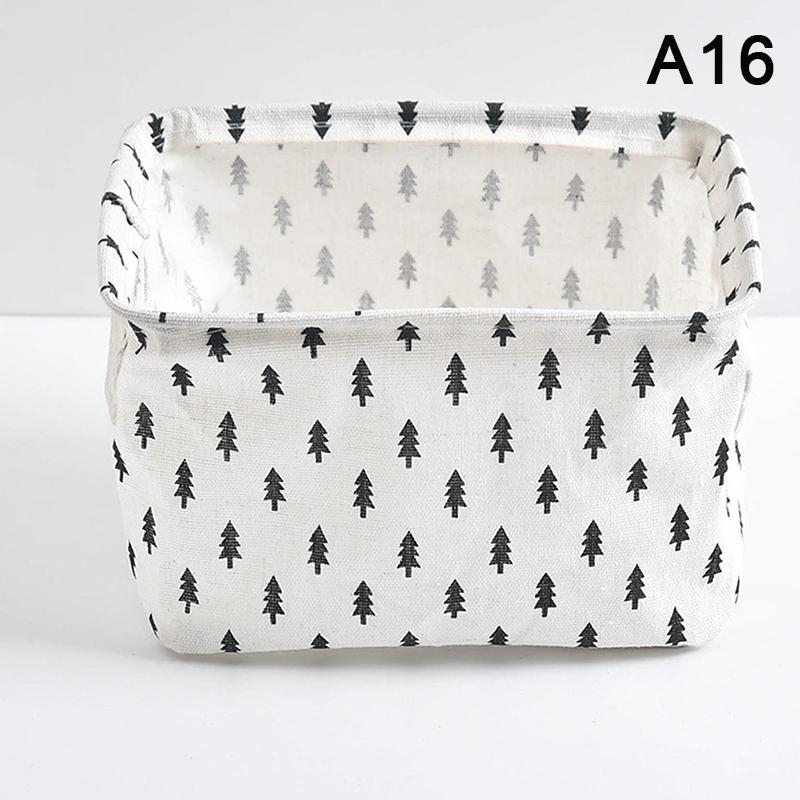 Home Fabric Art Cotton Linen Dirty Clothes And Sundry Storage Basket Organizer Folding Toy Storage Basket Storage Box