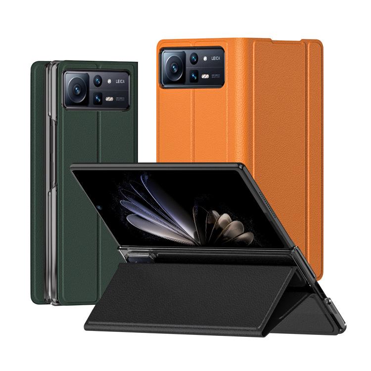 

Ультратонкий кожаный чехол-подставка для Xiaomi MIXFold2 - защитный складной чехол Xiaomi MIX Fold 2