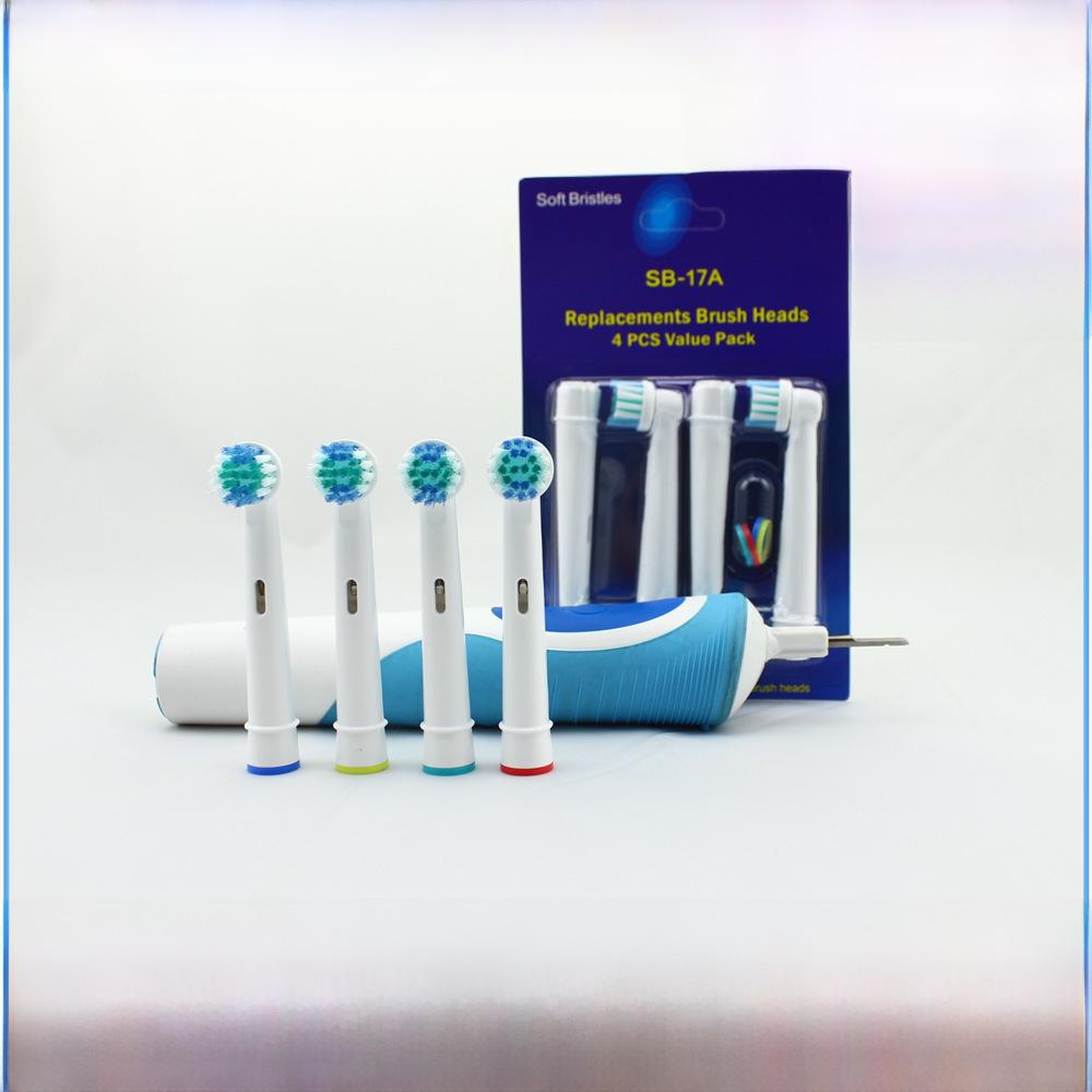 Tête de rechange compatible pour brosse à dents électrique Oral-B SB-17A