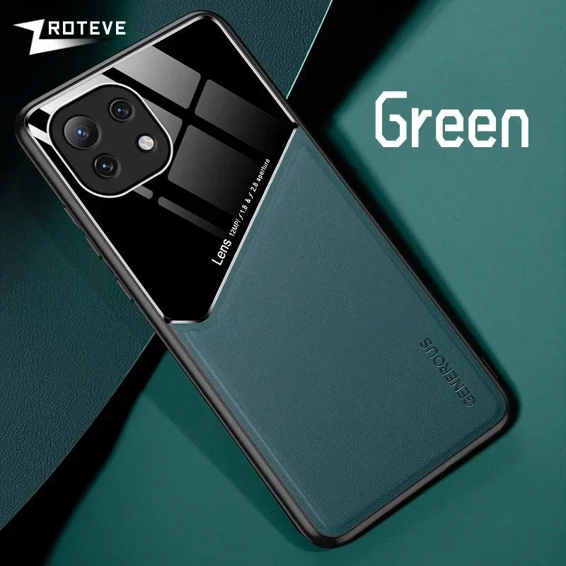 Pouzdro Mi11 Lite PU Kůže Auto Magnetický Tvrdý PC Kryt Pro Xiaomi Mi 11 11T 12 12X 12T Xiomi Mi11T Mi12 T Mi12T Pro Pouzdra