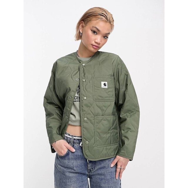 

Зеленая стеганая куртка Carhartt WIP Skyler onion