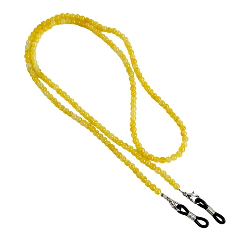 Retro Oriental Eyeglass Chain With Colored Glass Beads Handmade Jewelry Accessory For Work Party Casual