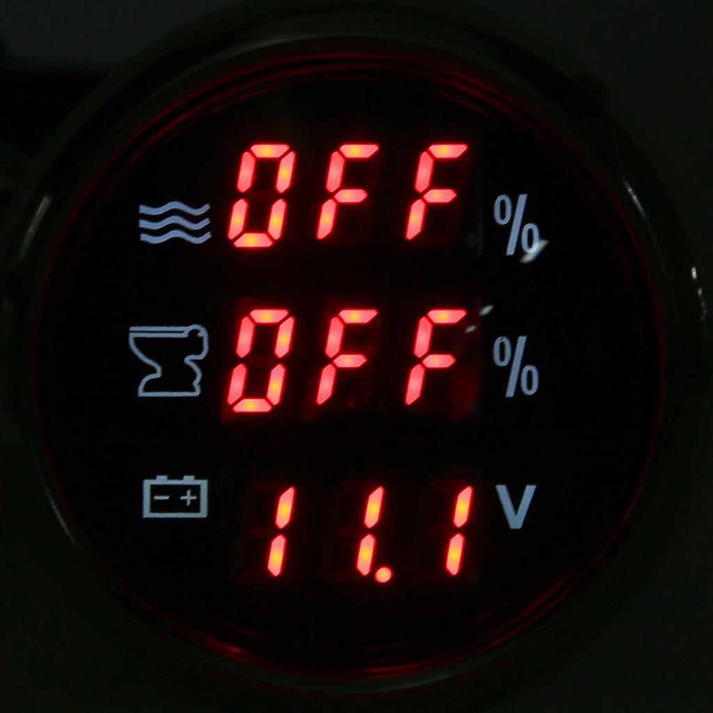 52MMCelsius2in 3‑In‑1 Water   Meter Sewage Gauge Voltage Instrument 0‑190 Ohm  EU Standard