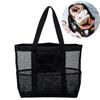 Women Swimming Storage Bag Large Capacity Shoulder Pack Beach Portable Mesh Bag Handbags Travel Bathing Pack