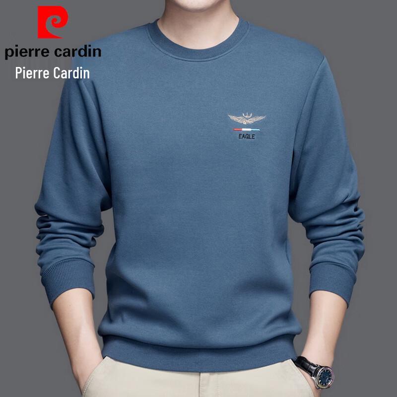 

Pierre Cardin Men s Heavyweight Silk Blend Crew Neck Sweatshirt