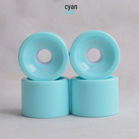 Mehrfarbige 78A High-Rebound Weiche PU-Räder für Street-Cruising - Longboard, Skateboard, Roller