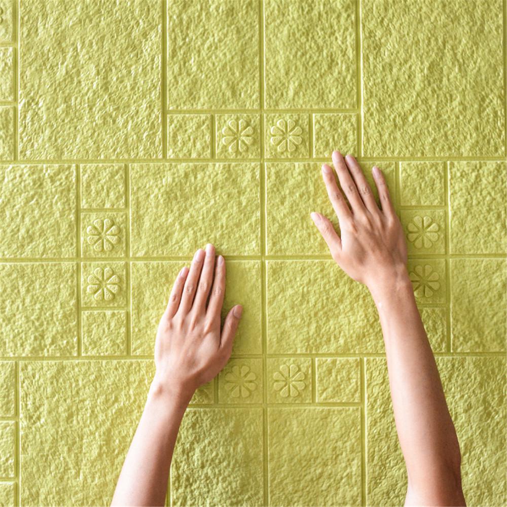 Modern 3D Print Embossed Stripe Bricks Stone Wallpaper New Home wall Decor