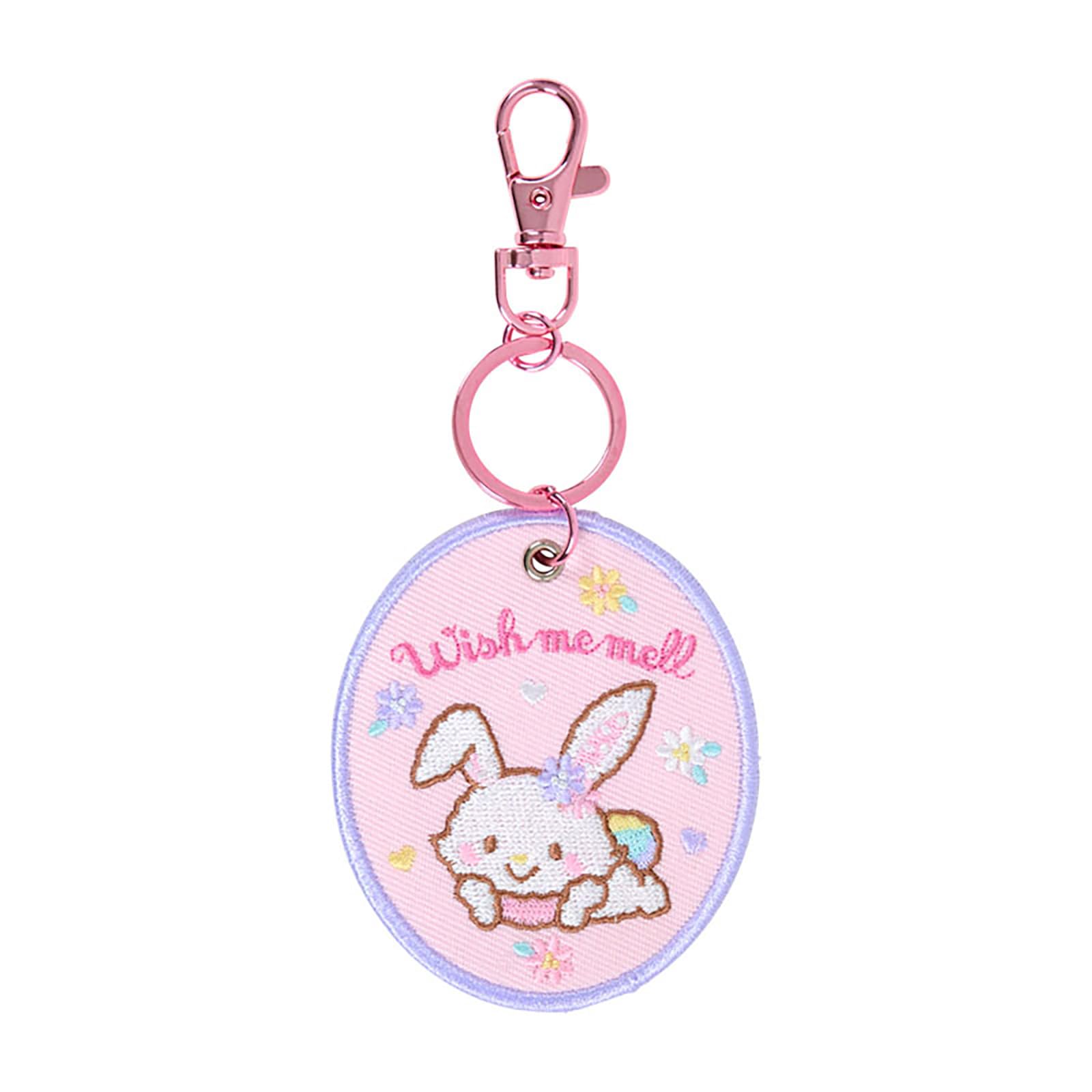 Sanrio Wish Me Mell Embroidered Patch Keychain Character Grand Prix First Round Polyester Steel 486272
