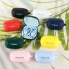 Protective Earbud Charging Case Cover for Air 2 with Flexible Silicone Construction, Toolless Installation, Lid Access, and Carabiner