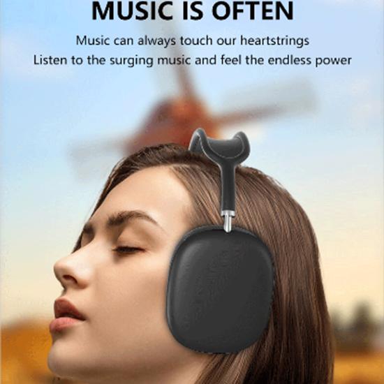 P9 Pro Max Huvudmonterade Bluetooth-hörlurar Brusreducerande Trådlösa Stereo Ljud Hörlurar Sport Spel Bluetooth-hörlurar